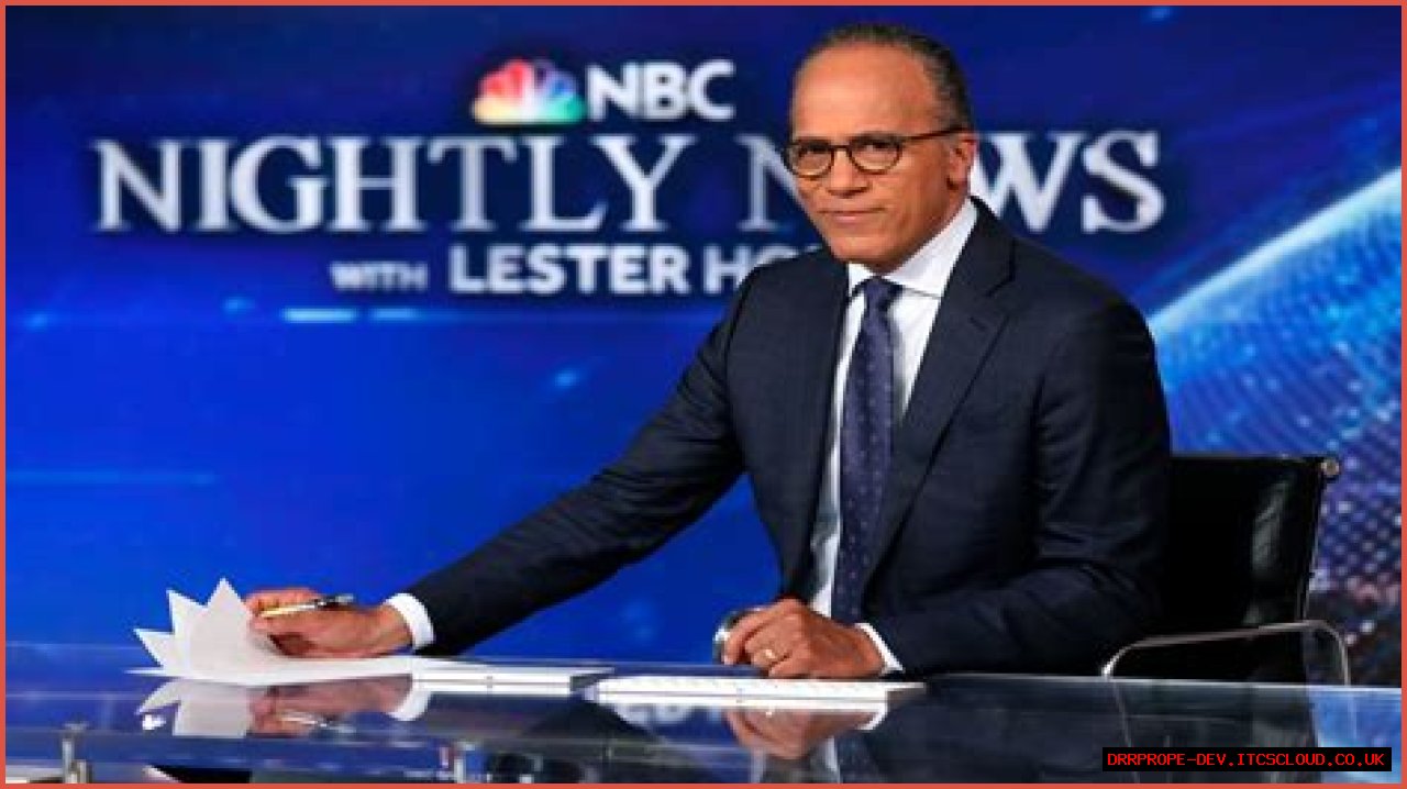 Lester Holt Age: A Look Into The Life And Career Of This Acclaimed Journalist