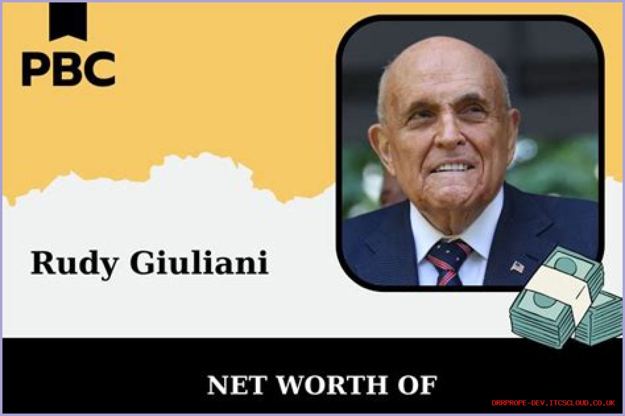 Unraveling Rudy Giuliani's Net Worth: A Journey Through Wealth And Controversy